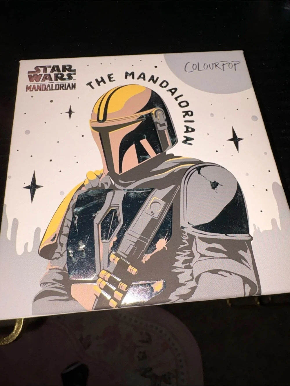 Colourpop Star Wars The Mandalorian Eyeshadow Palette - Gold, Black, Cream, Gray